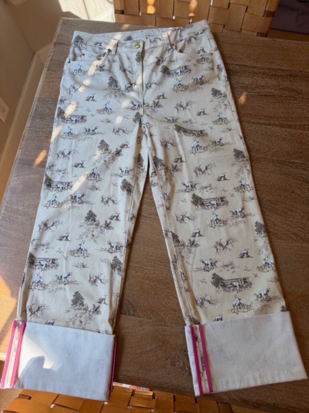 NWT TOILE PANTS BY ETCTERA